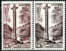 ANDORRE FRANÇAIS N° 149 NEUF** Variété "COULEUR VIOLET-BRUN AU LIEU DE SÉPIA"