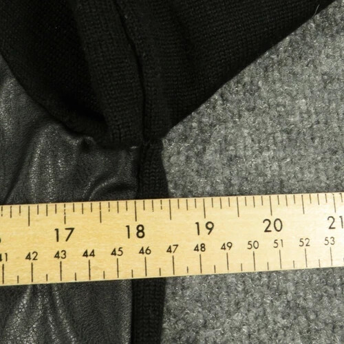 Calvin Klein Cardigan Womens Medium Designer Long Sleeve Open Front Knit Black - Picture 6 of 12