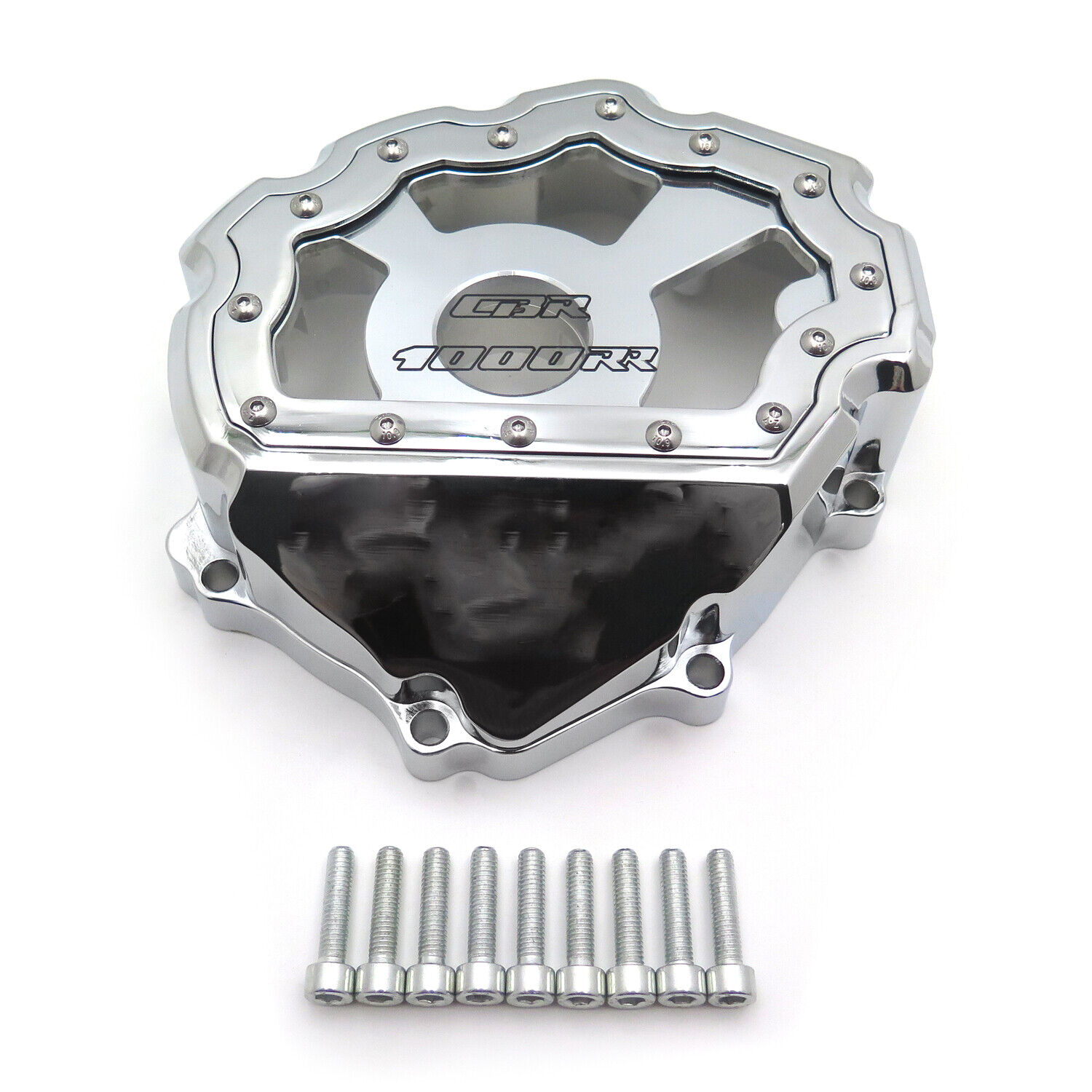 Chrome Left Engine Max 47% OFF Stator Cover Through Honda 2008-2011 For See Popular product