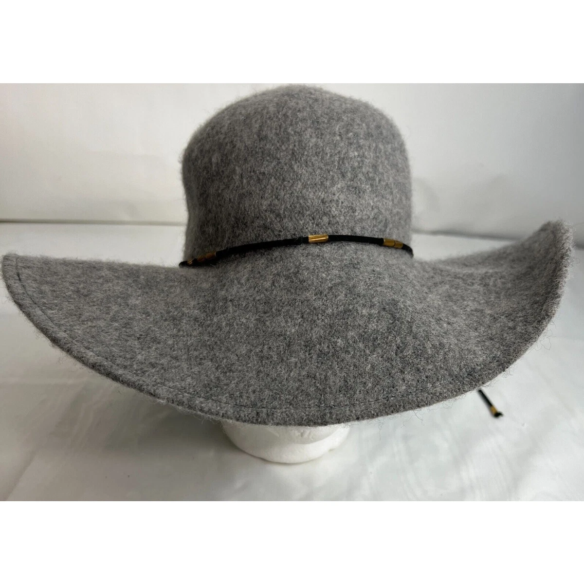Scala Pronto 100% Wool Dark Gray Wide Brim Women\'s Hat Scala Pronto Hat - Etsy main image 3