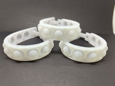Clear pop it bracelet pack of X12 Silicon bracelets party supply perfect gift