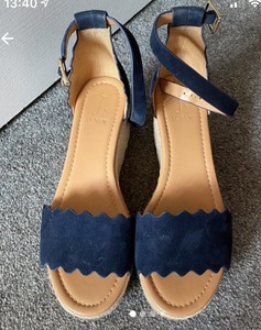 navy wedges size 6
