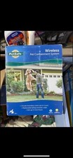 PetSafe PIF-300 Wireless Fence Pet Containment System opened box. 