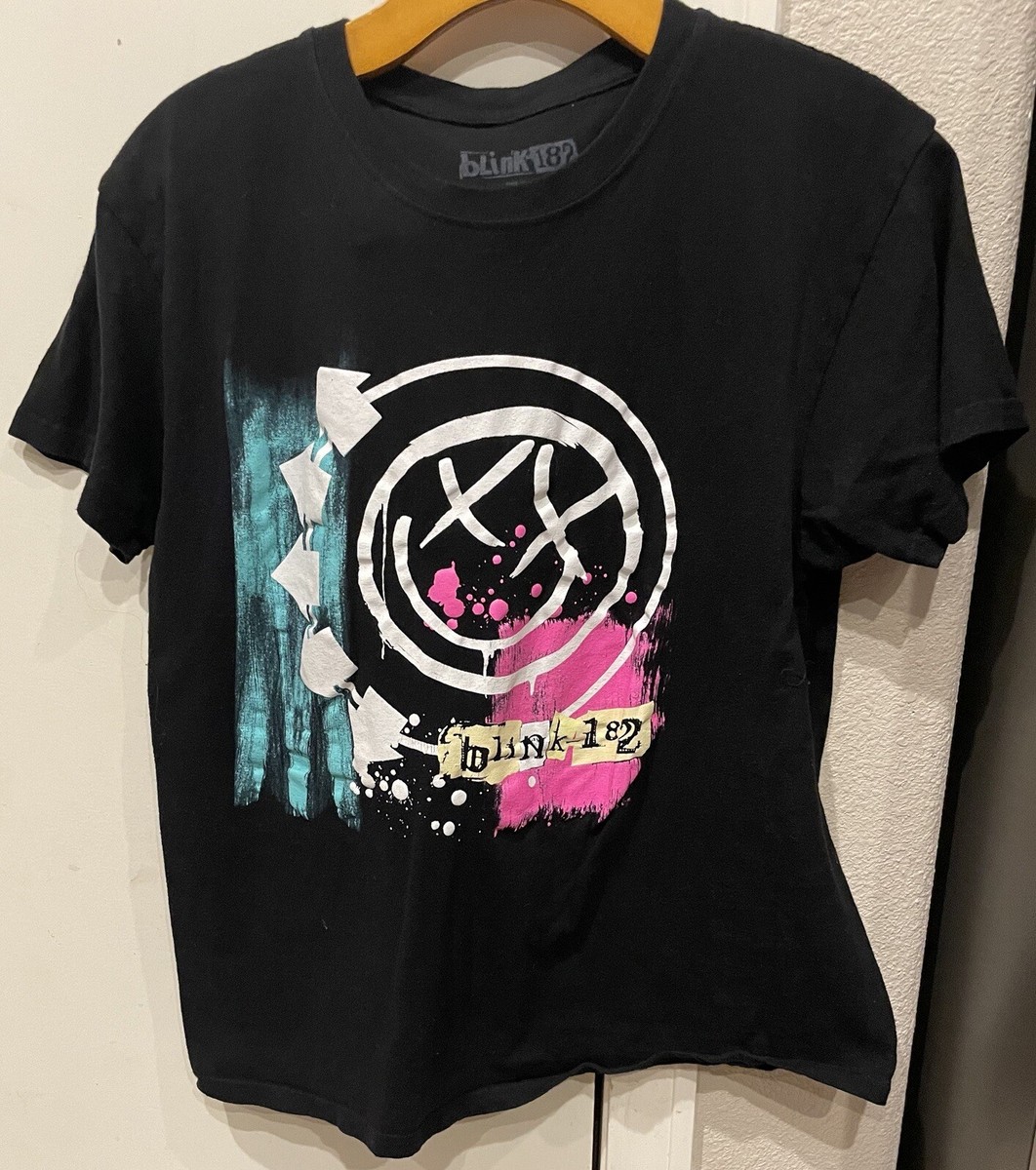 Blink 182 Untitled Album Cover T-shirt Tour Promo Concert Black