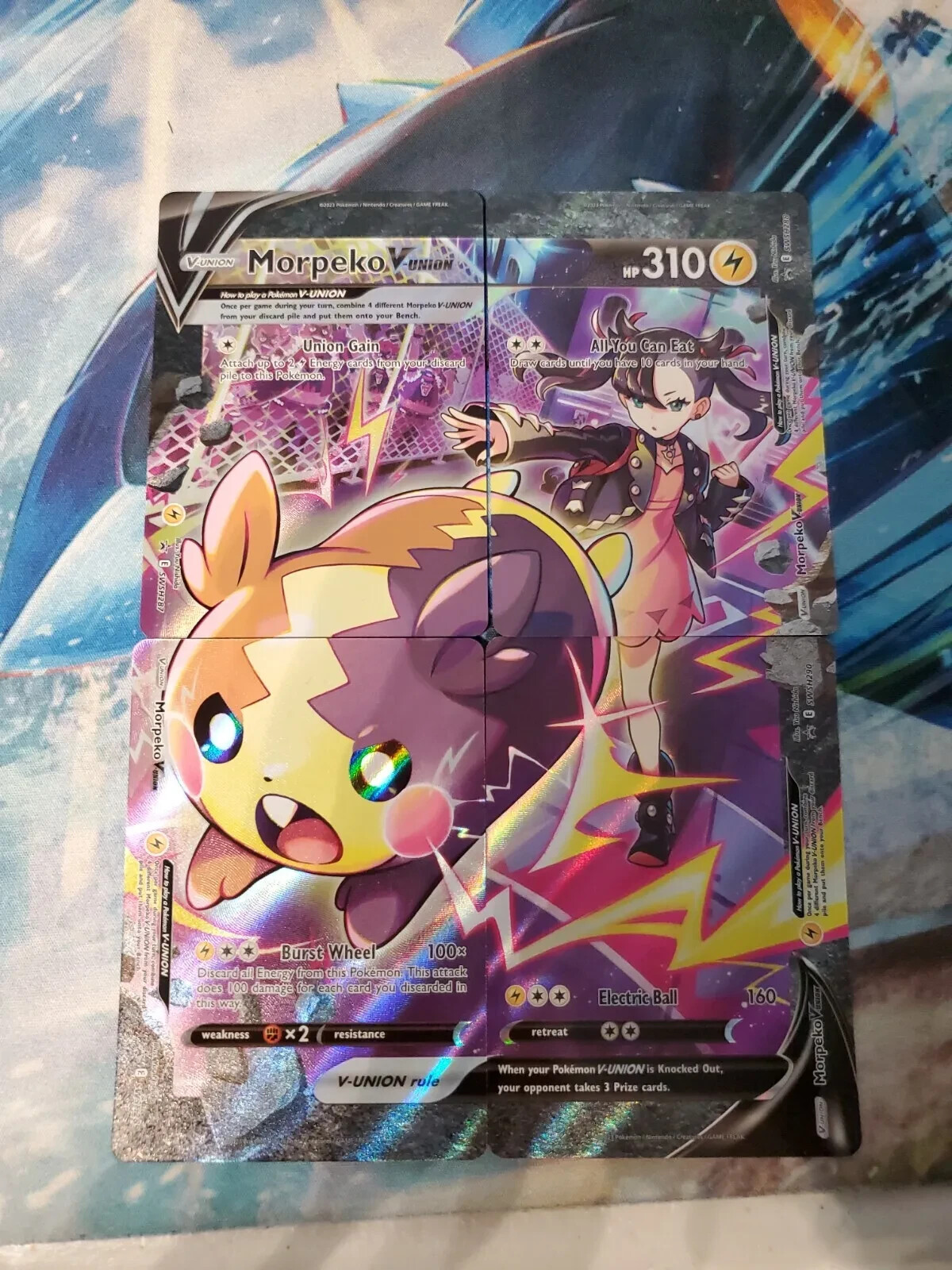(Full Set) Morpeko V-Union SWSH289 - SW&SH Black Star Promo - Pokémon TCG (NM)