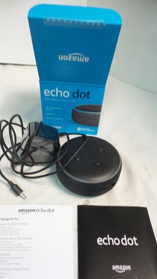 Amazon Echo Dot (3rd Generation) Smart Speaker with Alexa - Charcoal