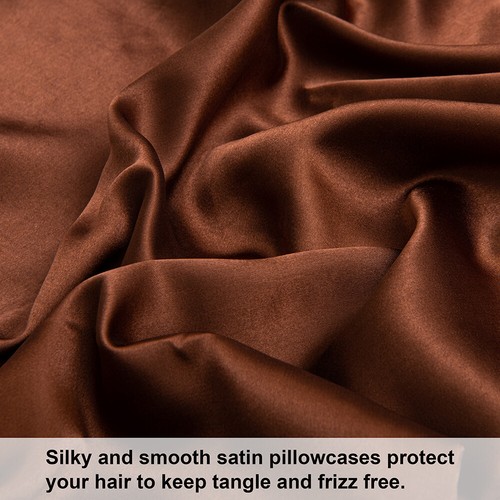 NTBAY Satin Pillowcase Smooth and Cool For Hair and Skin Pillow Case 2 Pack - Picture 3 of 44