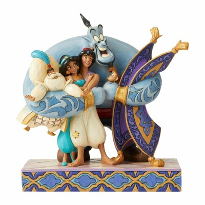 Disney Traditions Aladdin Group Hug 8-Inch Premium Statue 6005967 28399219322 | eBay