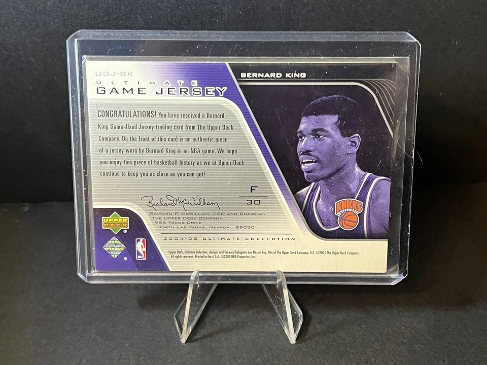 2004-05 Ultimate Collection Ultimate Game Jersey /175 Bernard King #UGJ-BK HOF - Image 4 of 4