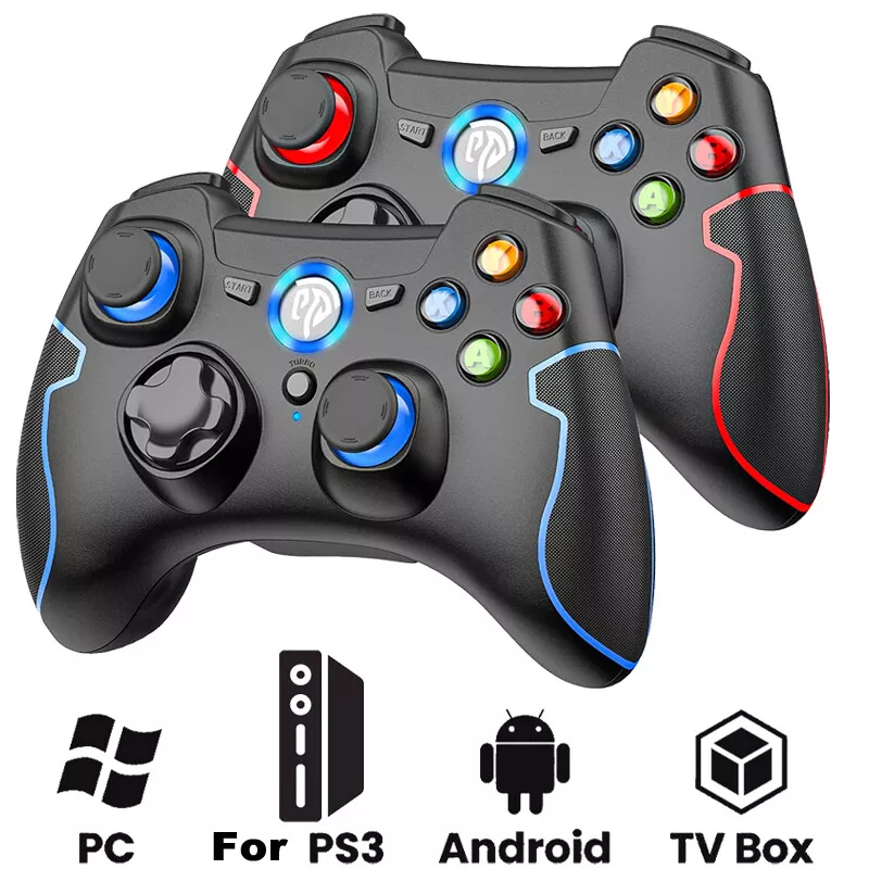 EasySMX Wired Gaming Controller,PC Game Controller Joystick with  Dual-Vibration Turbo and Trigger Buttons for Windows PC/ PS3/ Android TV