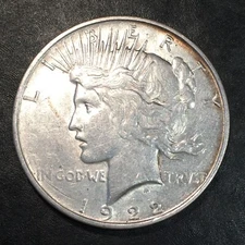 1922 Peace Silver Dollar - High Quality Scans #Q427