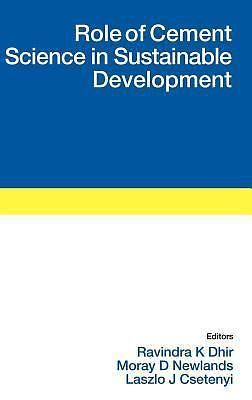 #ad Role of Cement Science in Sustainable Development Celebrating Concrete Very $46.57
