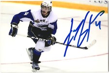 Eric Gelinas Autographed 4x6 Color Photo Saint John Sea Dogs #4 White A