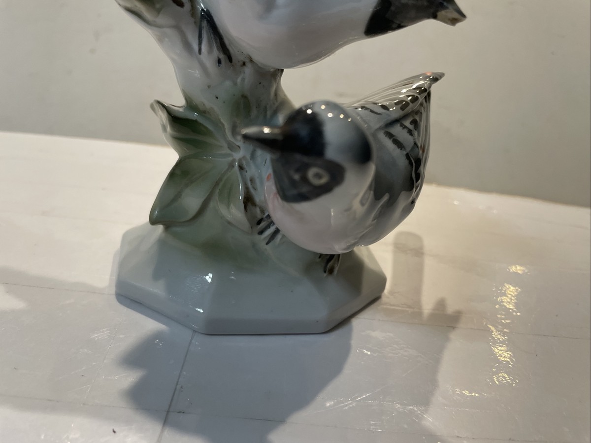 Vintage Gerold Porzellan Bavaria W German Porcelain Set of Birds