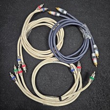 Lot Of 3 - Video Cable RCA Component Tv Game More.. Tested