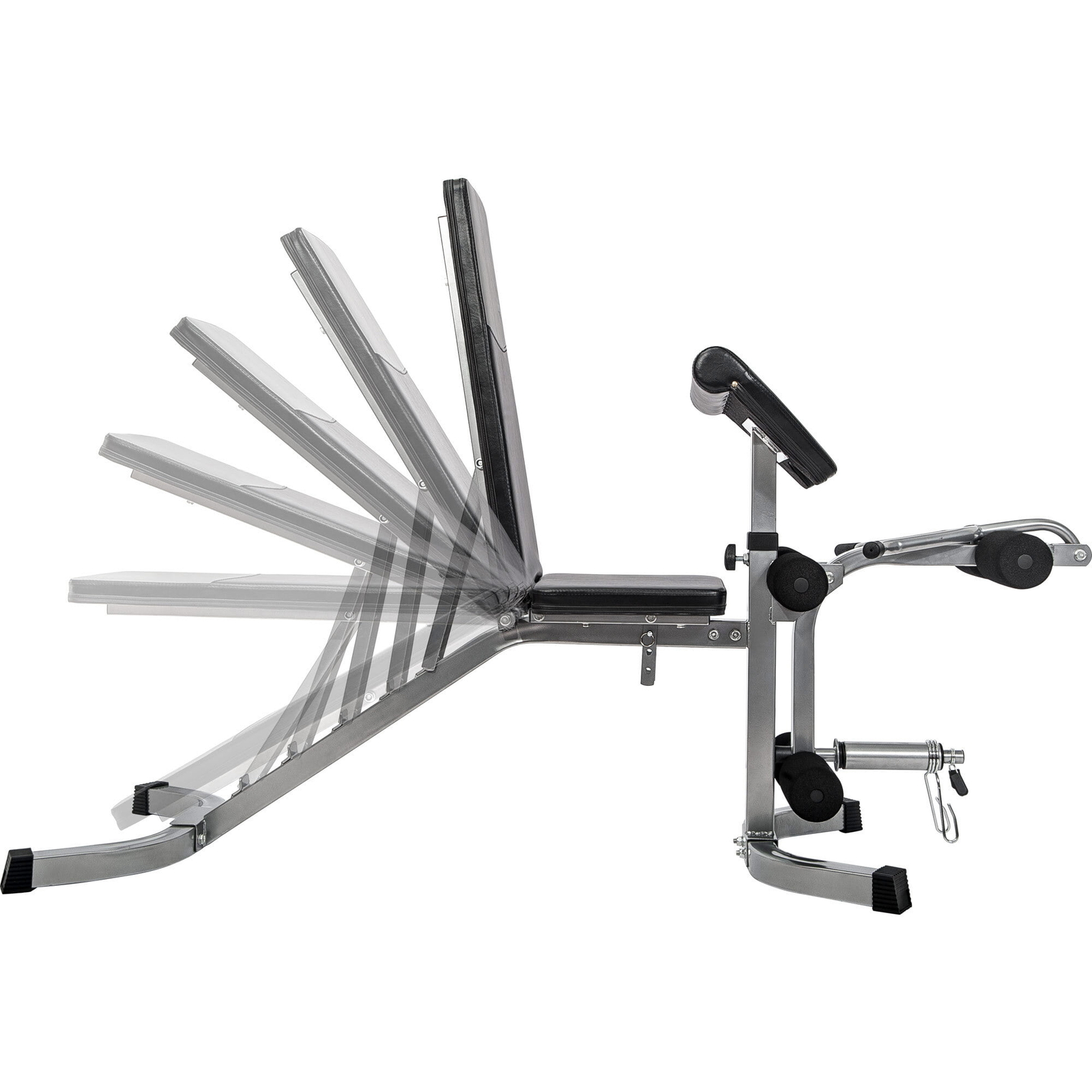 Weight Bench with Leg Extension 6+3 Positions Adjustable Olympic