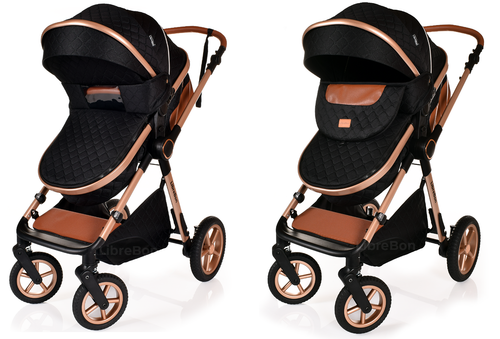 Baby Pram Buggy 3 in 1 Travel System Car Seat Folding Pushchair Reversible - Picture 51 of 117