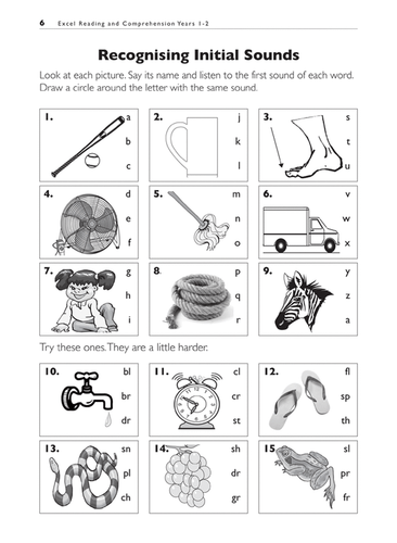 Excel Basic Skills - Reading and Comprehension Years 1 - 2 - Picture 8 of 10