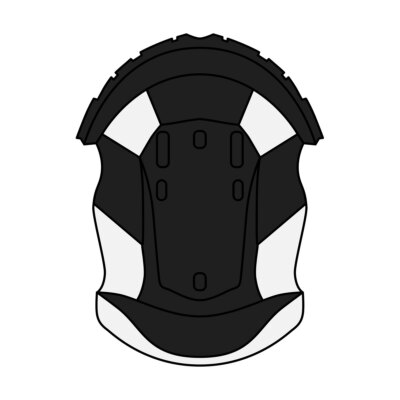 RACR Innenhelm Helm Airoh Twist 2.0 Größe XXL