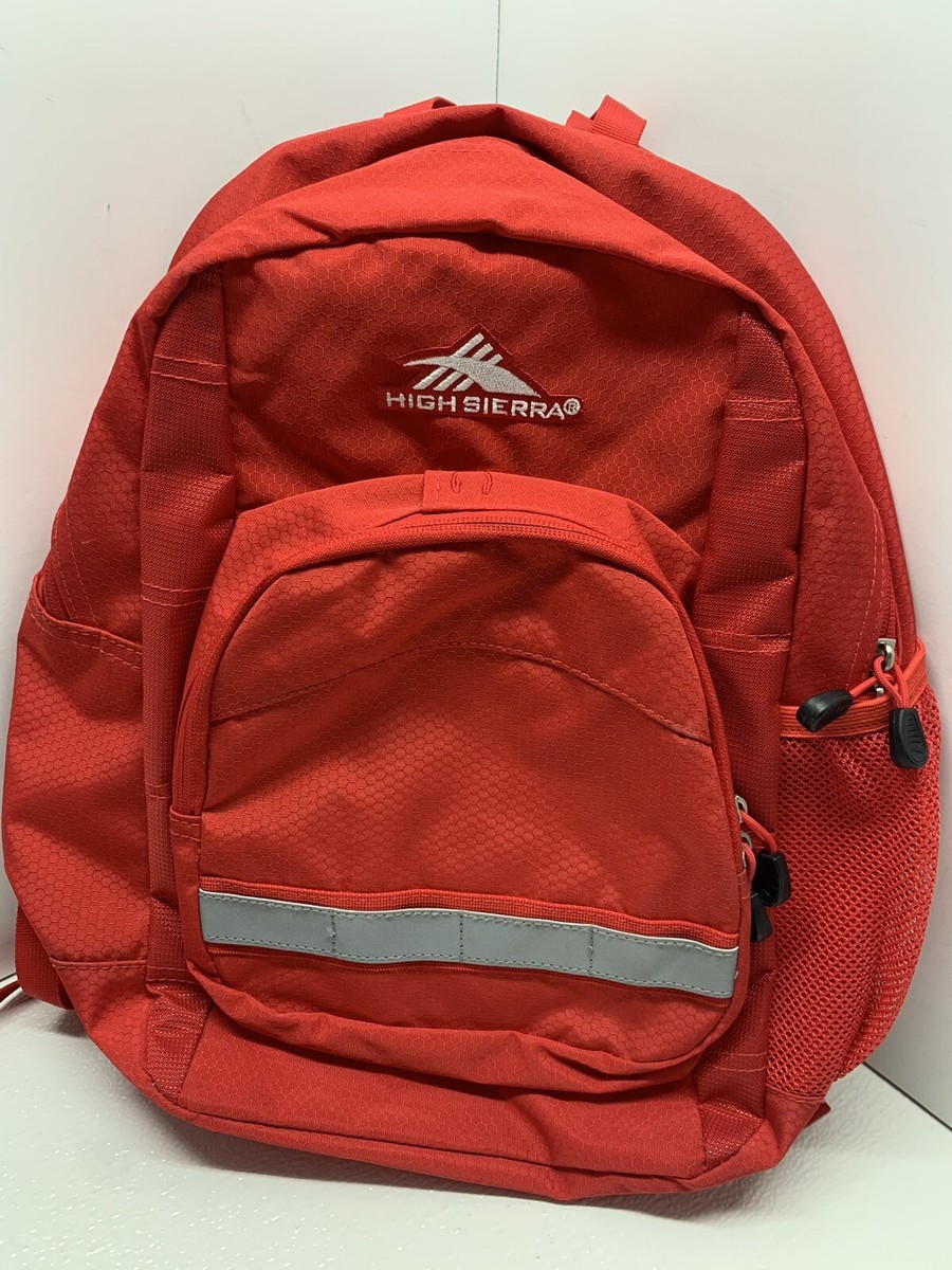 High Sierra Backpack EUC Red Back To School EDC NWOT | eBay