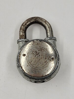 Vintage Metal Padlock Without Key. 101 Padlock. Made In USA 