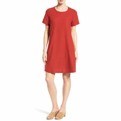 eileen fisher silk noil dress EILEEN FISHER Washed-Silk Cami Dress