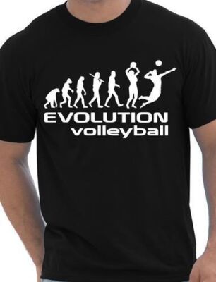 Evolution of Volleyball Sport Herren T-Shirt Geschenk Größe S-XXL