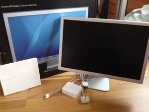 Apple HD Cinema Display Monitor a1082 23 90ghz 1920x1200 Widescreen 24hr Del | eBay