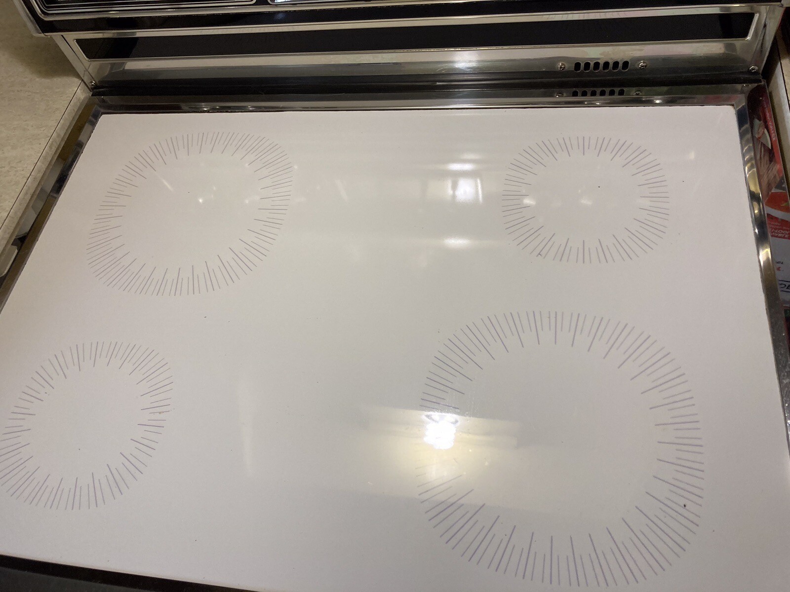 Vintage Olive Green Lady Kenmore Ceramic Top Stove, Window Oven, Self