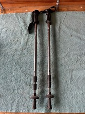 Pair of Thunder Bay Anti-Shock Walking Hiking Stick 3 Section Retractable