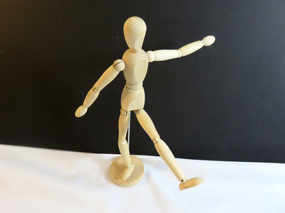 Wooden Articulated Artist Model Gestalta  Poseable 13'' Figure  