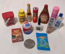 Miniature Doll House Food Groceries Lot of 12 Pieces Some Zuru Mini