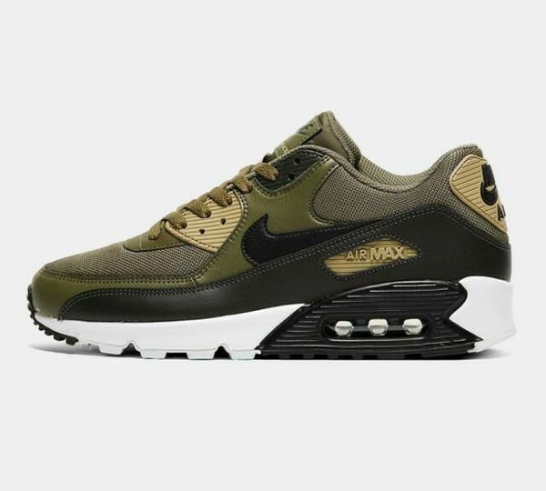 Size 8.5 - Nike Air Max 90 Essential Medium Olive for sale online | eBay