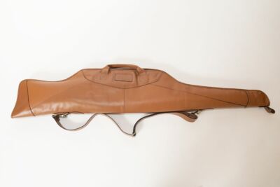 Brand New Handcrafted English Genuine Leather 50  Rifle Gun Shotgun Case Bag 