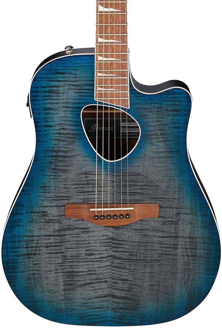 Акустическая электрогитара Ibanez ALT30FMBDB Altstar, Flame Maple Blue Doom Burst