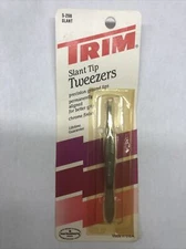 Vintage Trim Slant Tip Tweezers, Rare 5-29B