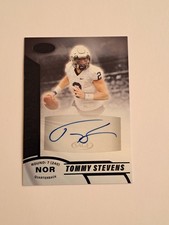 2020 Sage Aspire Black Tommy Stevens #ASP-62 Auto In Toploader 