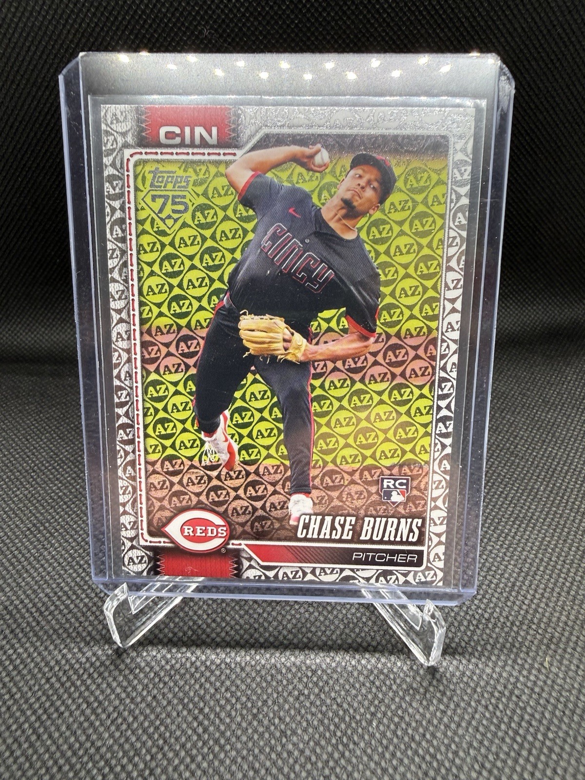 2026 Topps Chase Burns RC. Cincinnati Reds #312 Baseball Card. Spring Training 