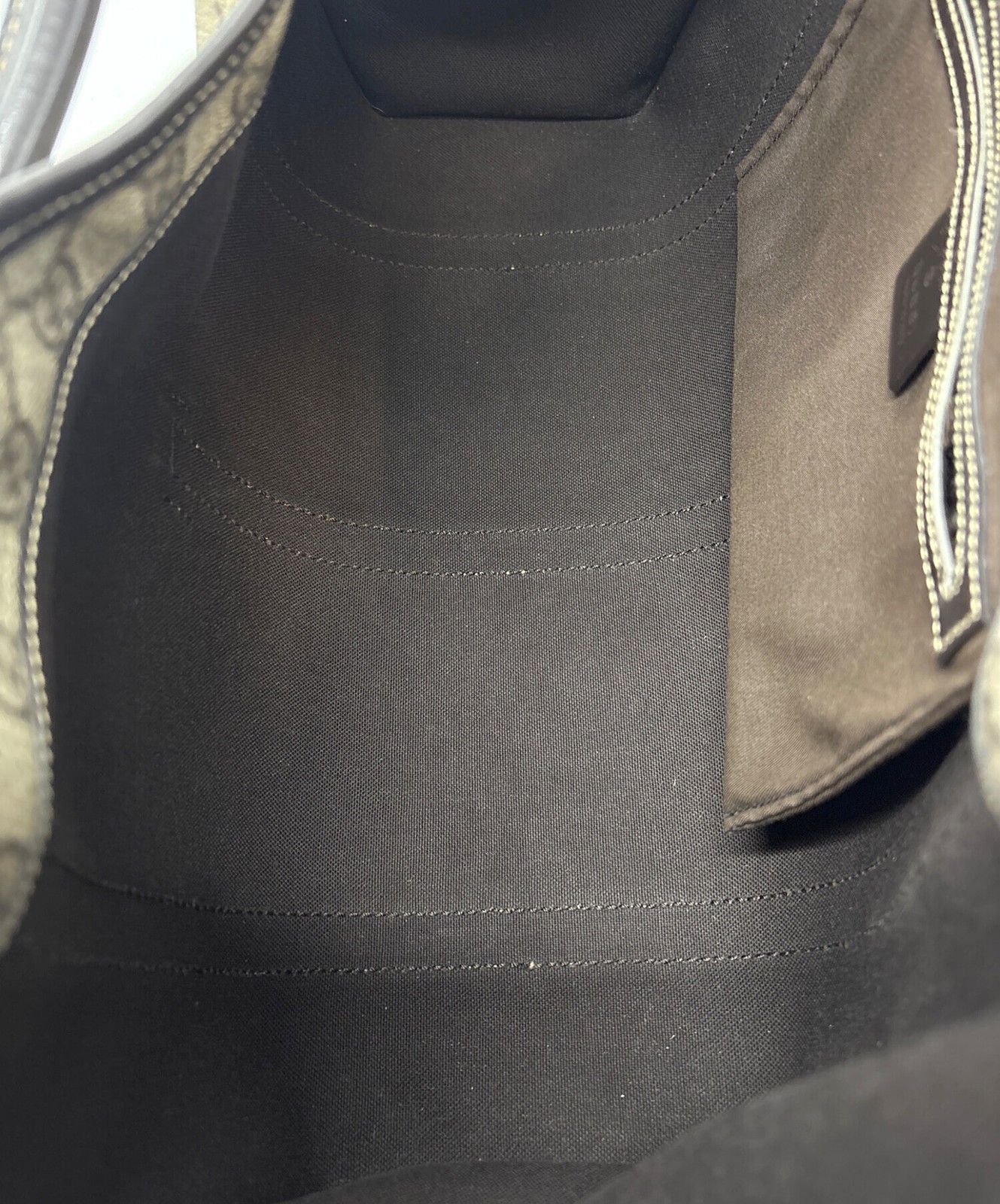 GUCCI Brown Handbag Leather Italy Model 203494 SN2600 thumbnail 5