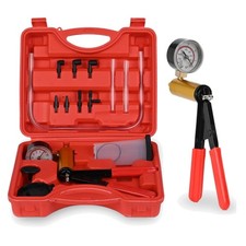 2 in 1 Brake Bleeder Kit with Hand Vacuum Pump with Gauge Adapters Automotive Br