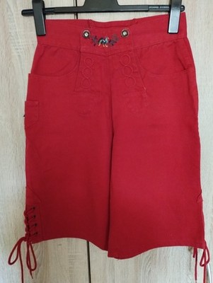 Hammerschmid Bermuda Shorts Landhaus/Trachten Mode Gr.38 Rot