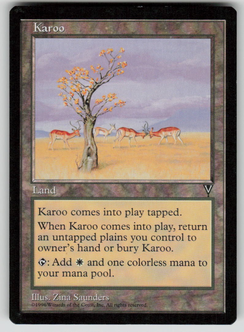 Karoo Uncommon Visions MTG Near Mint 1997