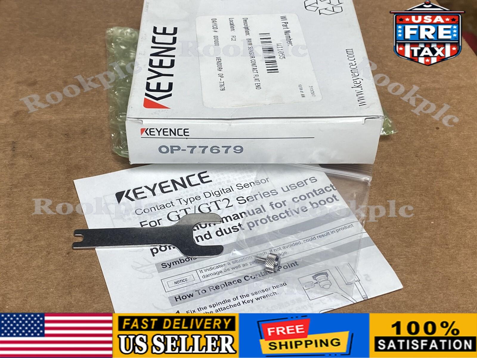 NEW Keyence OP-77679 Digital Sensor Type Contact FAST SHIPPING
