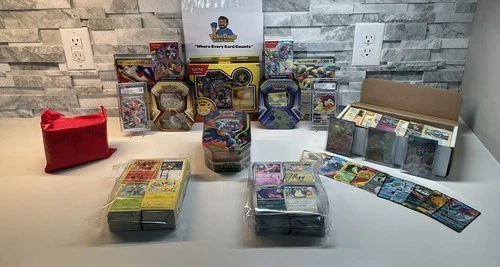4000+ POKEMON LOT Charizard Tin 2 CGC 10 Slabs 20+ Packs Sealed Booster Bundles