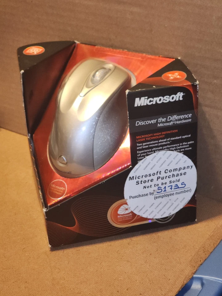 NEW/SEALED Microsoft Wireless Laser Mouse 6000 Mac/Win USB X11-41345 5-Button - Image 3 of 4