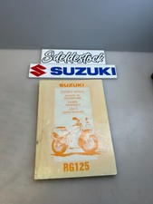 manuel propriétaire Français 4 langues suzuki 99011-19d52-01r rg 125 f fu 92 94