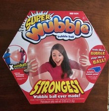 NEW Super Wubble Bubble Ball RED ROX NSI 80891 Strongest Xpandium Factory Sealed