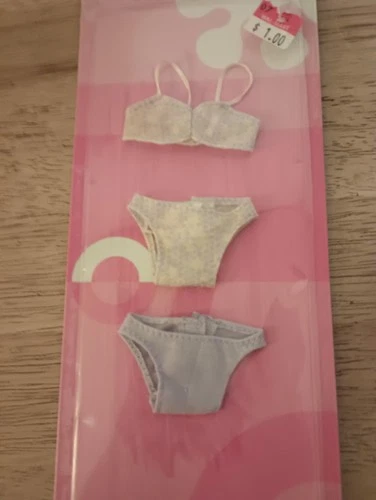 NEW Vtg 2004 Mattel Barbie Essentials NIP Barbie Bra and Panties Set - NIP