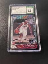 2019-20 Panini PREMIUM STOCK Silver Lazer Rookie Terance Mann. SP Graded CSG 9.5