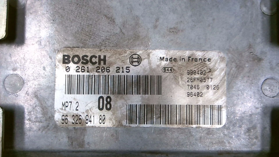 Centralina centralina motore 9632694180 Peugeot 306 Break anno 1999 - Immagine 4 di 4